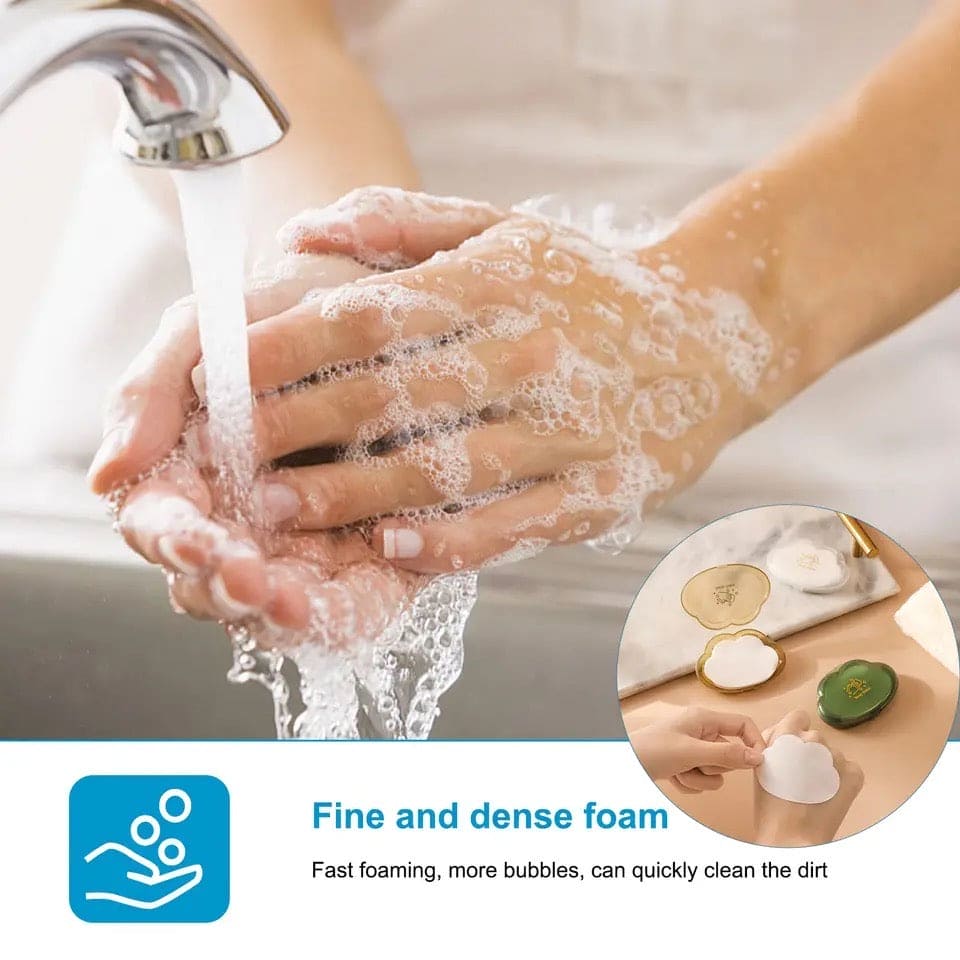 Set Of 50 Mini Paper Soap, Disposable Hand Paper Soap, Travel Soap Paper Sheet, Scented Slice Sheets, Pocket Soaps for Hand Wash Set Of 50 Mini Paper Soap, Disposable Hand Paper Soap, Travel Soap Paper Sheet, Scented Slice Sheets, Pocket Soaps for Hand Wash